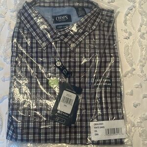 Chaps long sleeve button up shirt 2 xl